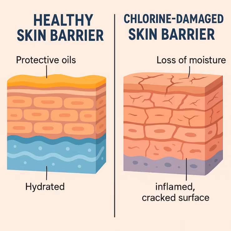 Chlorine Damage to Skin: Preventing and Treating Pool Related Skin Problems